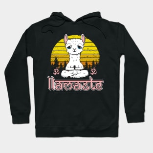 Meditaion Llama Lamaste Hoodie